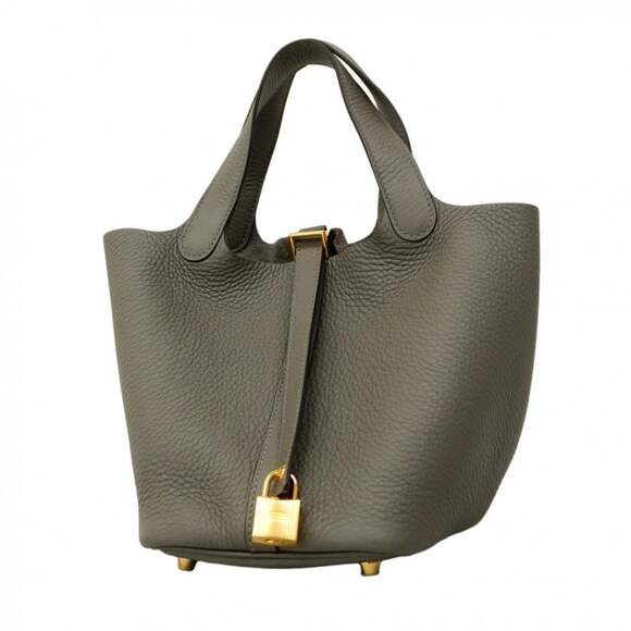 HERMES Handbags - Hermes Picotin Lock PM handbag, Taurillon Clemence leather, Grimayer finish, ...